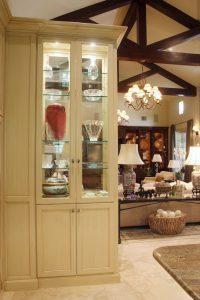 custom made display cabinet